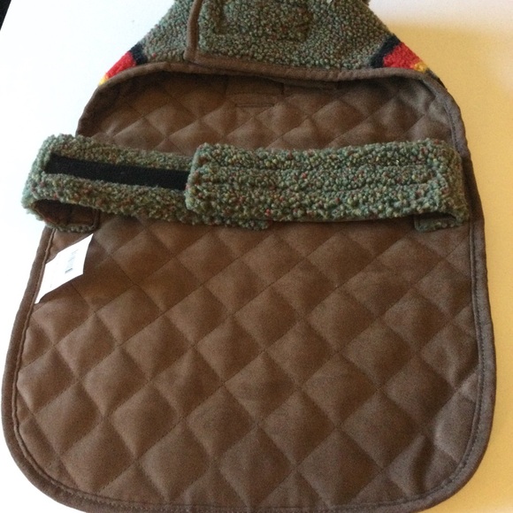 PENDLETON CAROLINA PET CO. YAKIMA CAMP DOG JACKET GREEN MULTI STRIPE MEDIUM NEW - Picture 5 of 16